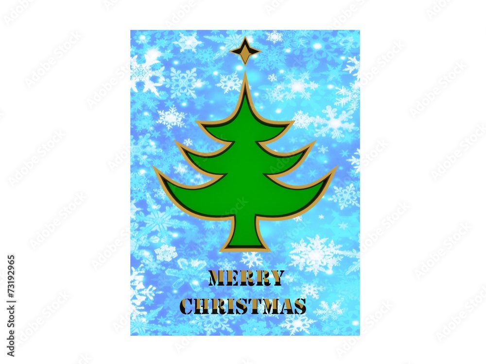 Merry Christmas 3d card Merry Christmas 3d card