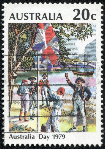 "Australia Day" issue shows Raising the Flag