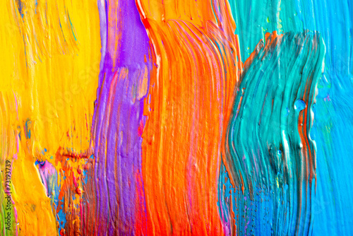 Tableau sur toile Abstract art background. Hand-painted background