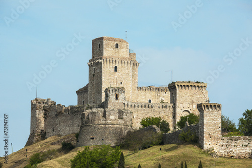 Rocca maggiore in Assisi, Umbrien, Italien