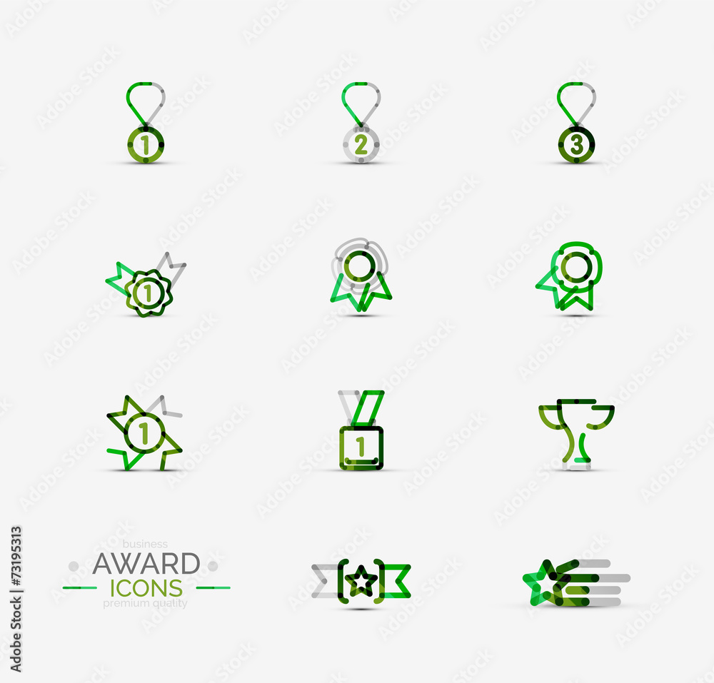 Award icon set, Logo collection Award icon set, Logo collection