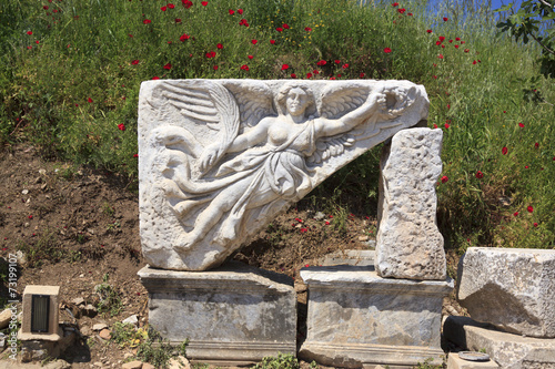 Goodess Nike in Ephesus, Izmir, Turkey