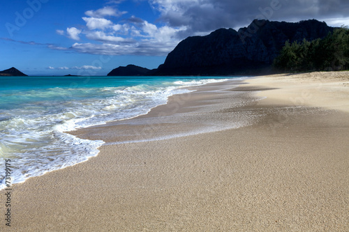 Alone at the sandy beach