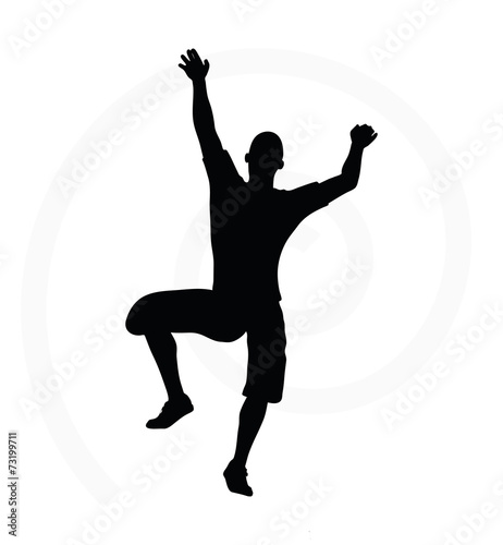 illustration of senior climber man