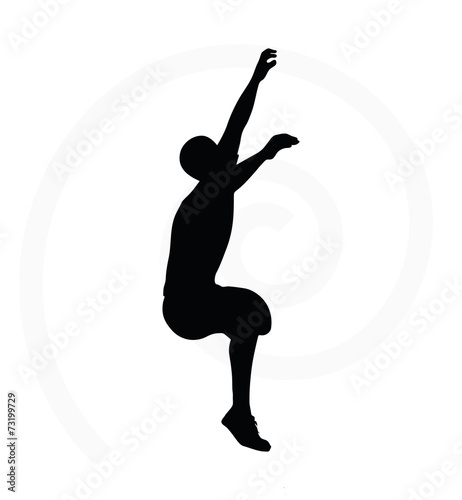 illustration of senior climber man
