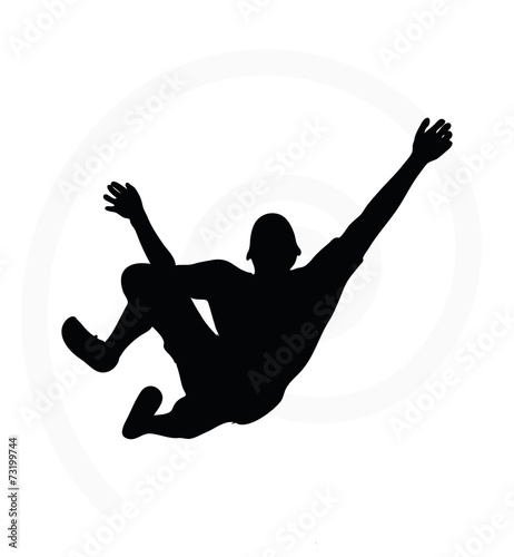 illustration of senior climber man