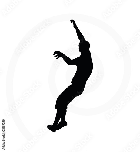 illustration of senior climber man