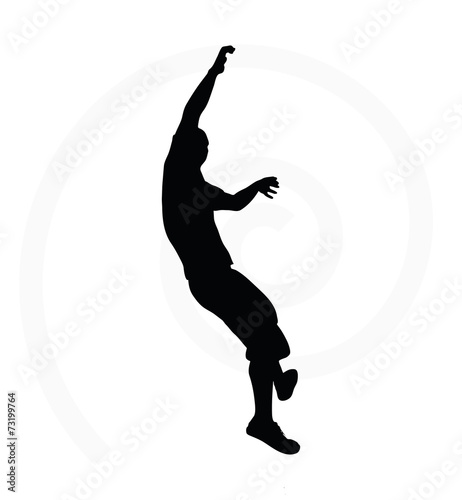 illustration of senior climber man