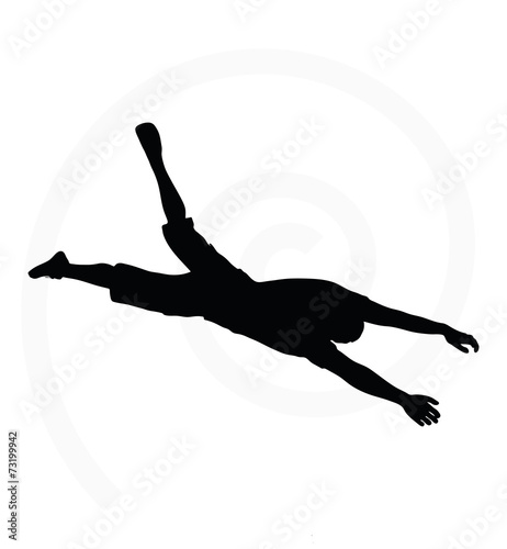 man silhouette isolated on white background