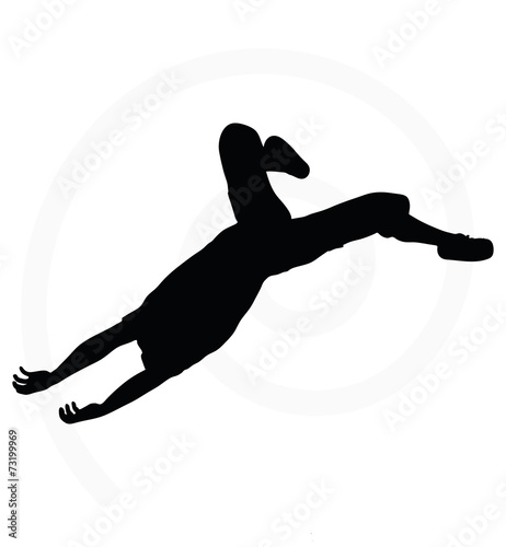 man silhouette isolated on white background