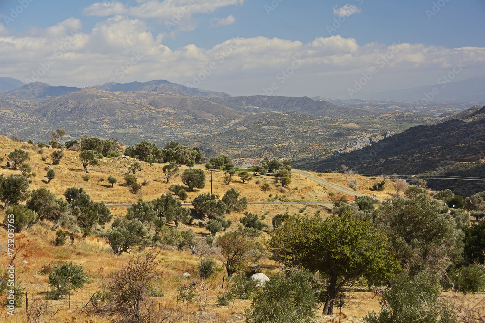 Obraz premium Kreta, Landschaft mit Ida-Gebirge