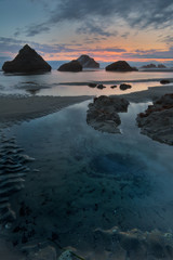 Keuken achterwand Kust Zeestapels op Bandon Beach Oregon  © bono
