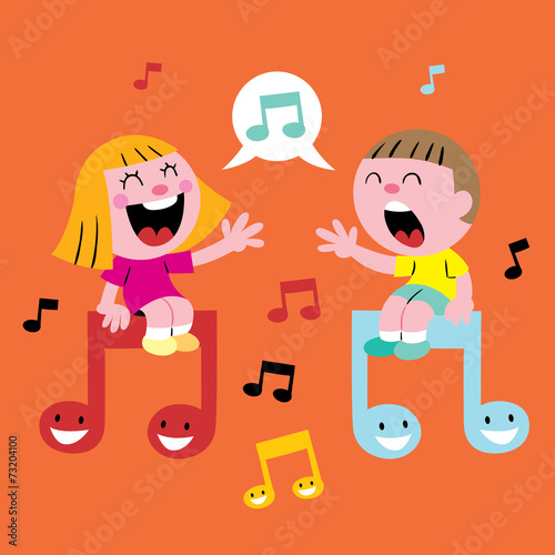 music kids singing