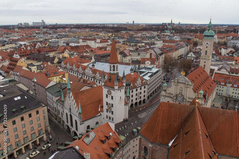 Munich from the top Munich from the top