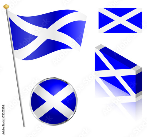 Scottish Flag Set