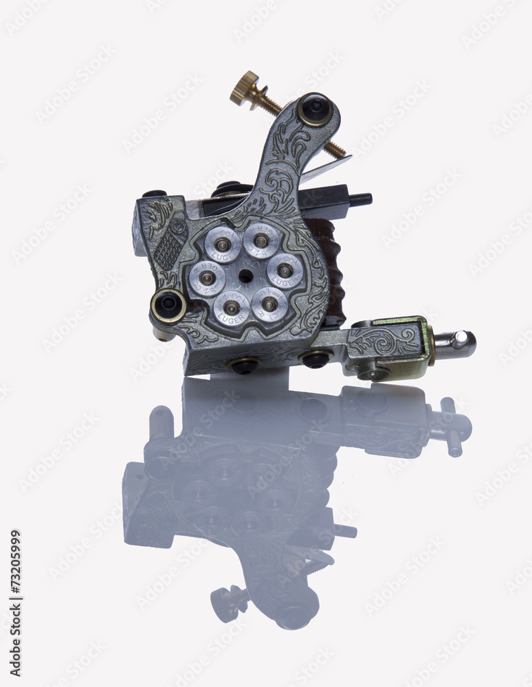 Naklejka premium tattoo gun