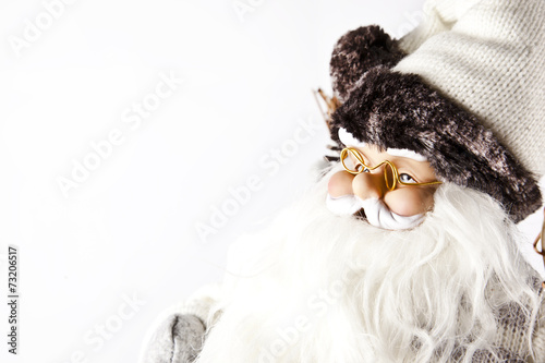 Fototapeta Naklejka Na Ścianę i Meble -  Santa Claus X-Mas white background