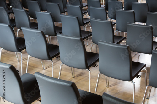 chairs in the presentations hall