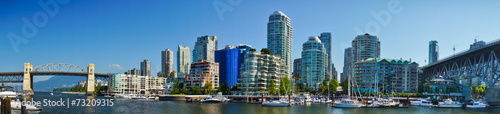 Beautiful view of Vancouver, British Columbia, Canada