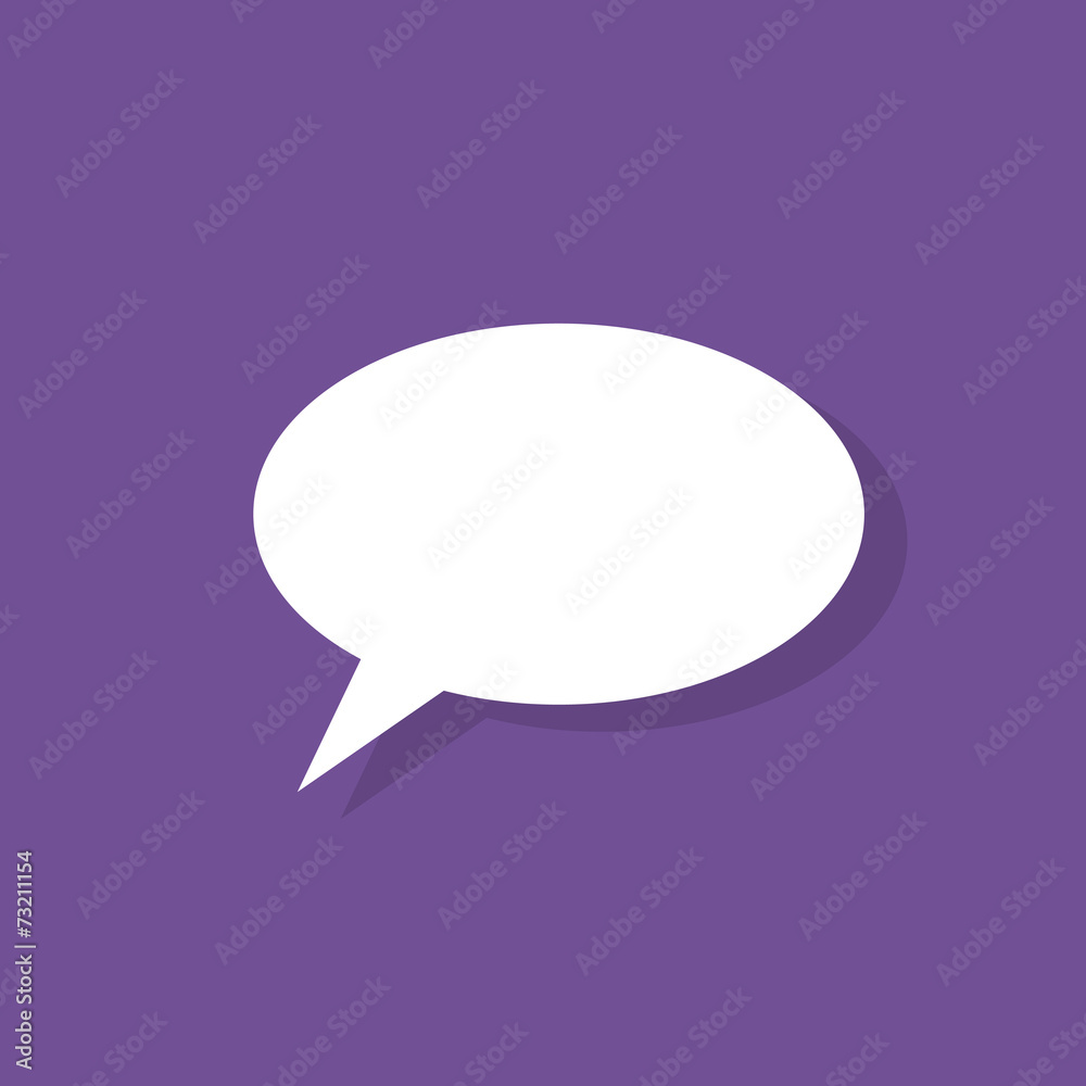 chat flat icon design vector illustration