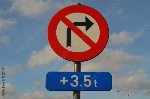 no right turn © lembrechtsjonas