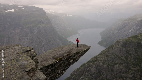 Принти на полотні Trolltunga, Norway