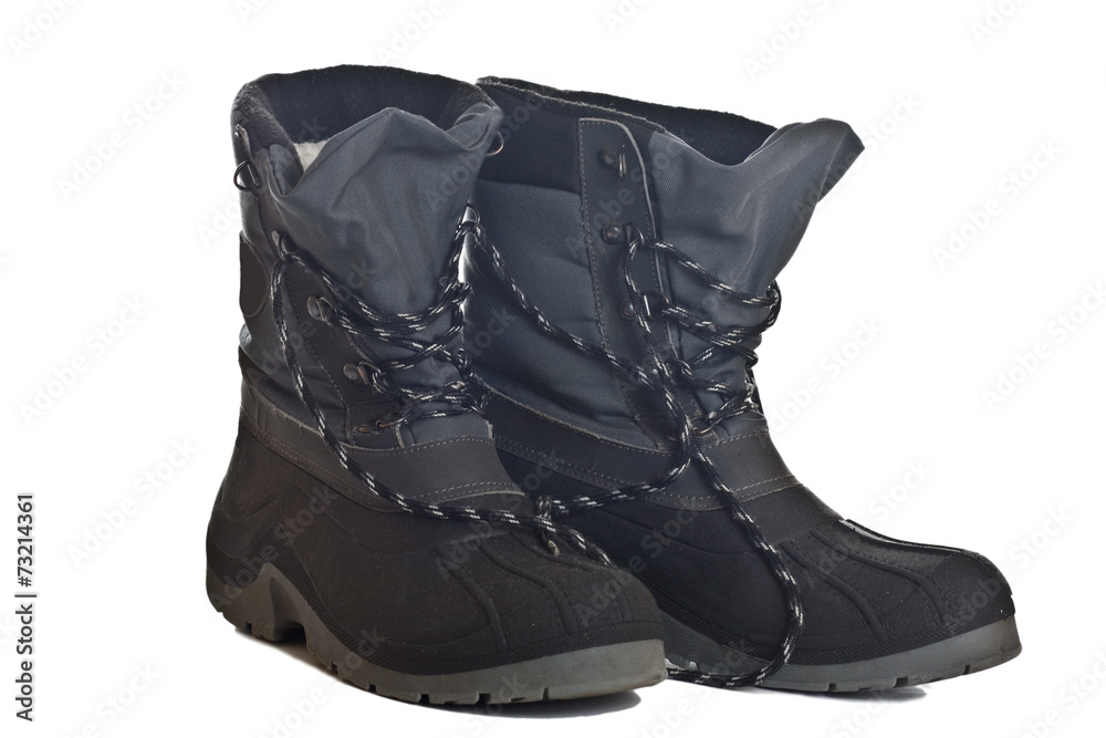 Fototapeta premium Waterproof winter boots