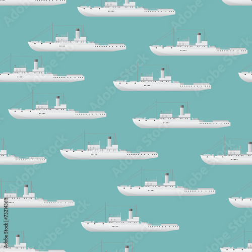 Pattern with ships