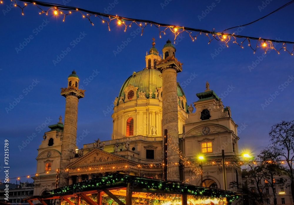 Wien Weihnachtsmarkt Karlsplatz 02