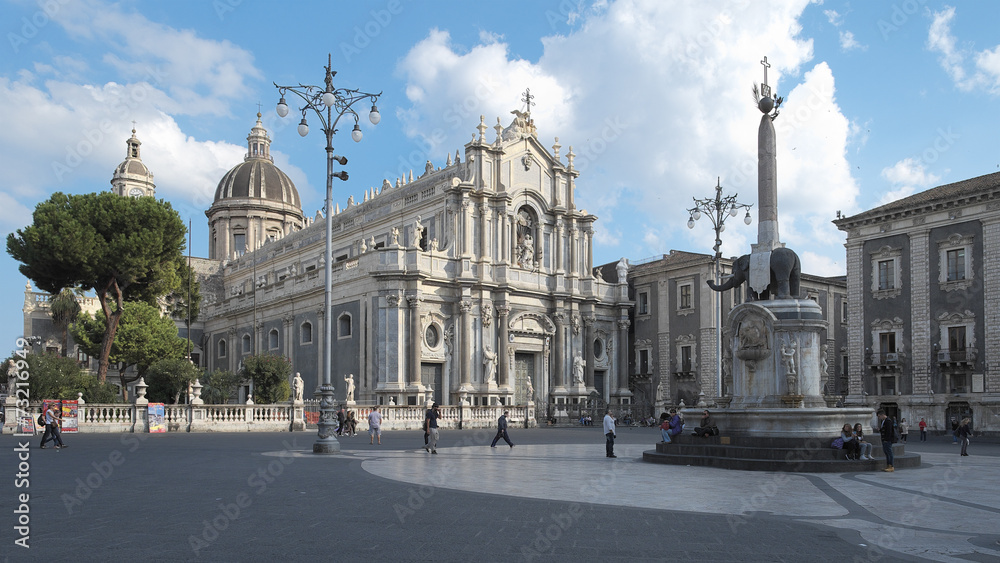 Cathedral Of Saint Agatha In Catania, Sicily