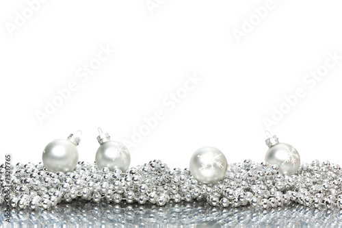 background - silver christmas beauty