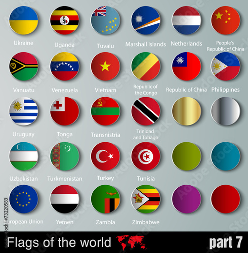 Free Download Flags of all countries  with shadows - GFXLoad