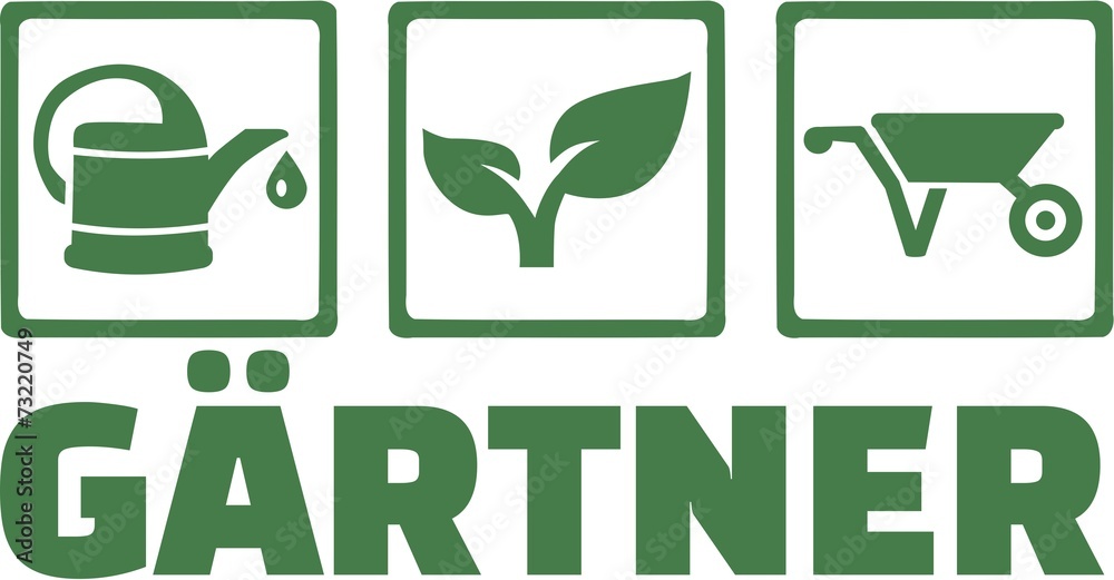 Gardening Gärtner Tools Icon Adobe Stock