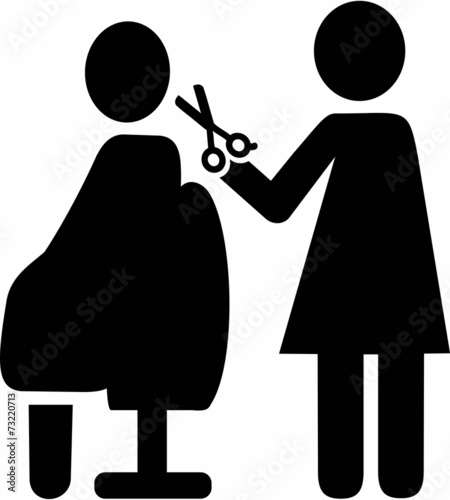 Hairdresser Pictogram