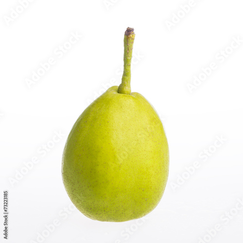 Fresh pear isolated on white background