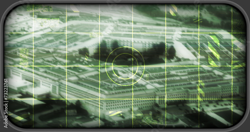 US Penntagon as scope targe (simulated)
