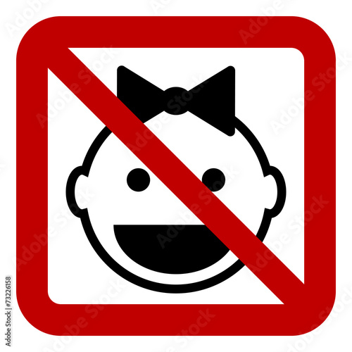 No baby sign