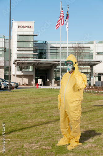 Obraz na plátne Hazmat Suit