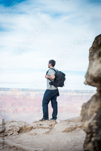 The hiker at Grand Canyon © bernardbodo