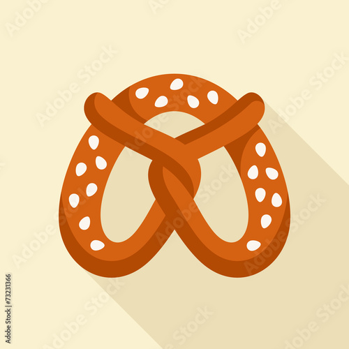 Pretzel vector icon