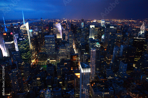 Night view of Manhattan, NewYork City