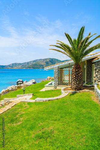 Holiday house on coast of Sardinia island, Italy