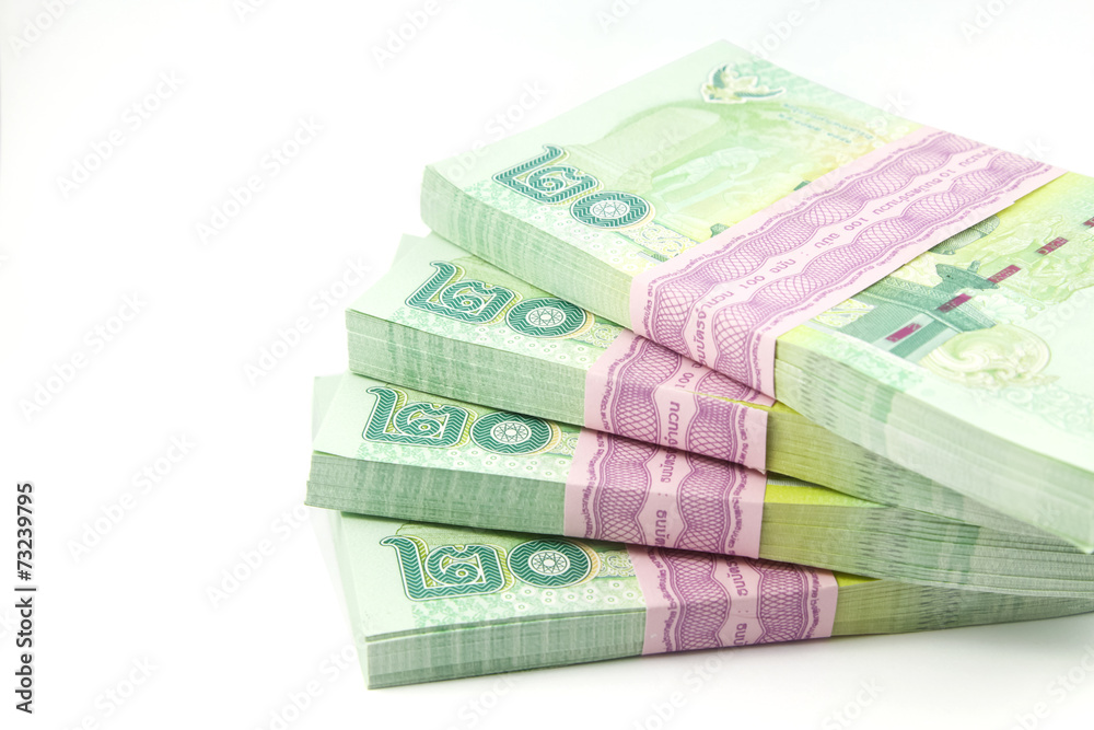 Thai money on white background Thai money on white background