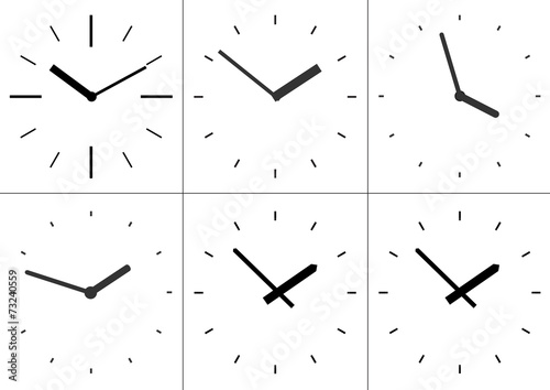 Wall mounted digital clock.