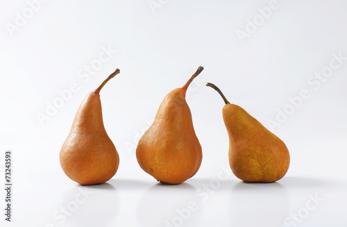 Ripe Bosc pears