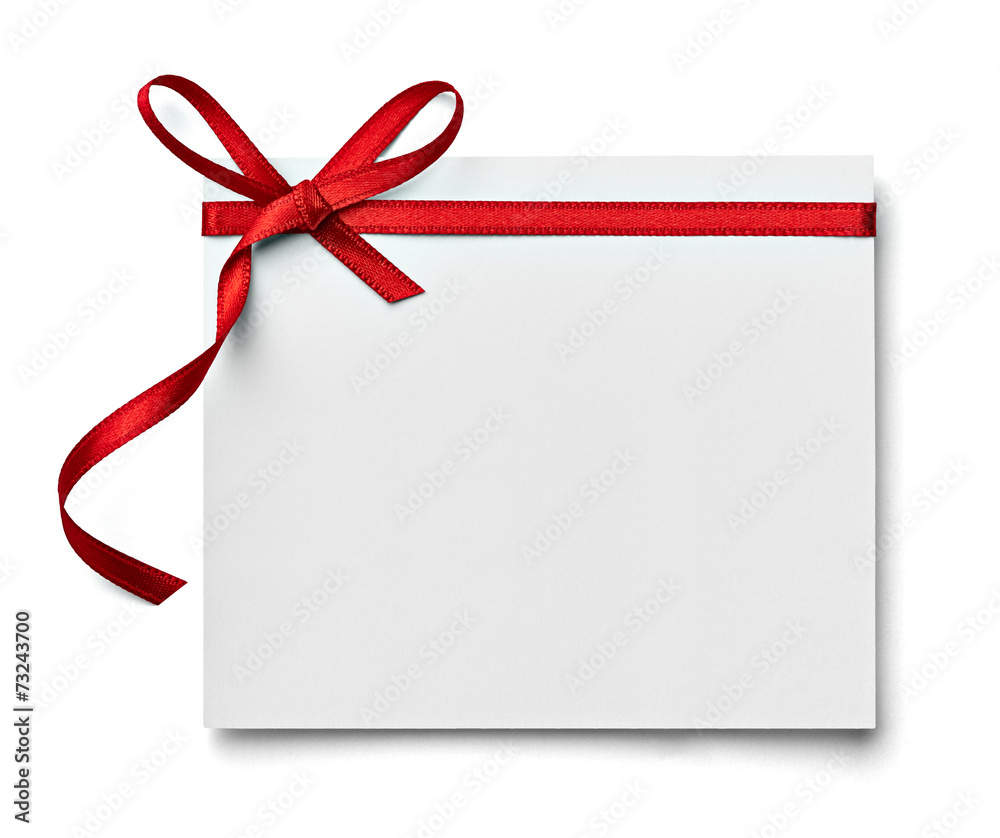 ribbon bow card note chirstmas celebration greeting ribbon bow card note chirstmas celebration greeting
