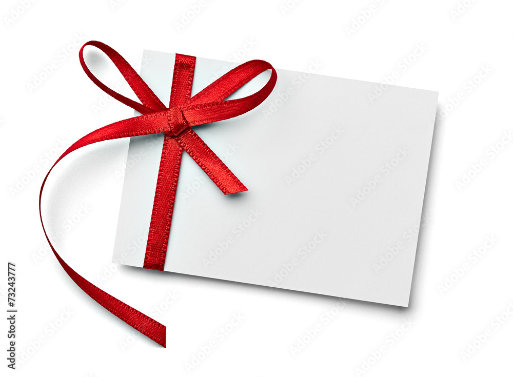 ribbon bow card note chirstmas celebration greeting ribbon bow card note chirstmas celebration greeting