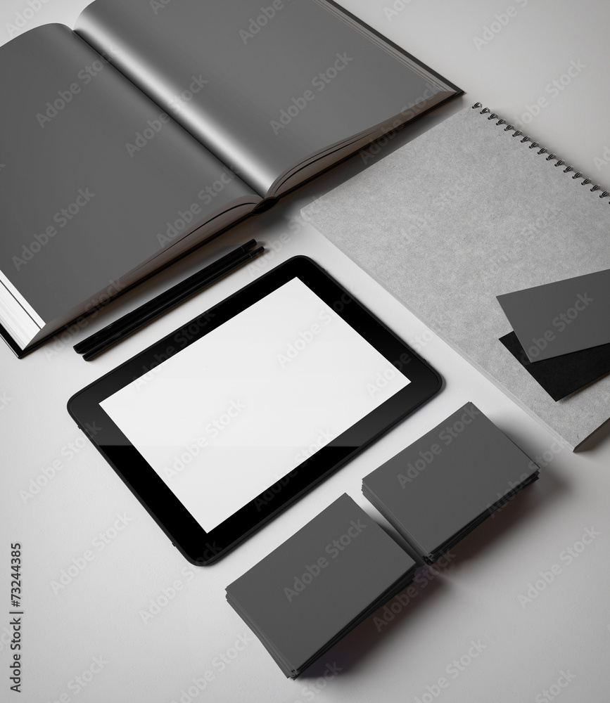 Identity set with some grey elements Identity set with some grey elements