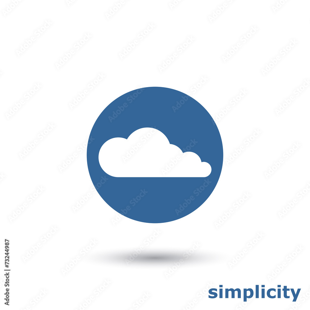 simple cloud icon simple cloud icon