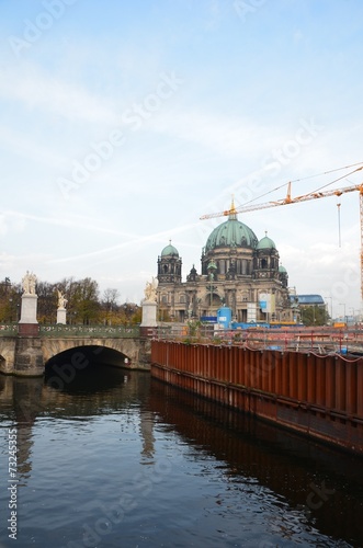  Berlin, vue générale, Berliner Dom, Schlossbrücke